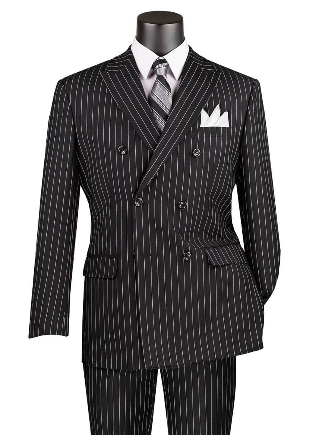 Rockefeller Double Breasted Stripe Suit